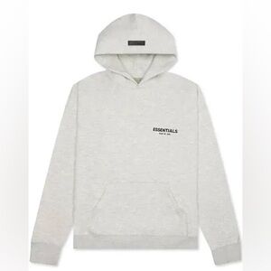 🔥 NWT Easentials Fear of God Light Oatmeal Hoodie Size‎ XL
